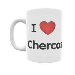 Chercos, Taza personalizada de la localidad, pueblo, provincia, souvenir
